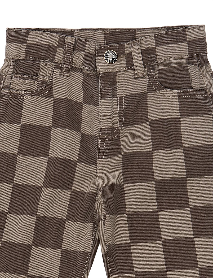 The New - TNSTVondell Baggy Fit Jeans - vaba lõikega teksad - taupe gray check tn - 3