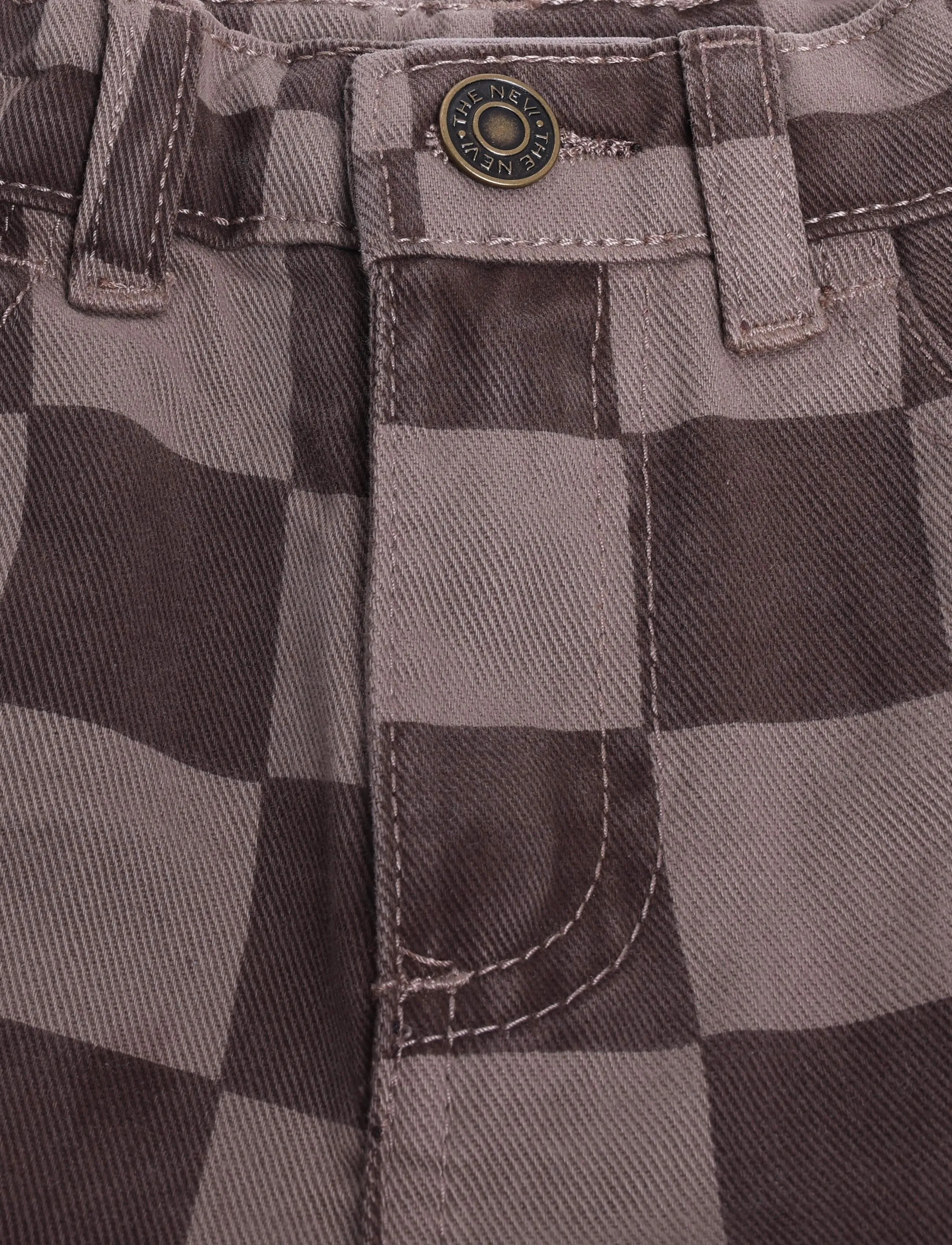 The New - TNSTVondell Baggy Fit Jeans - loose jeans - taupe gray check tn - 3