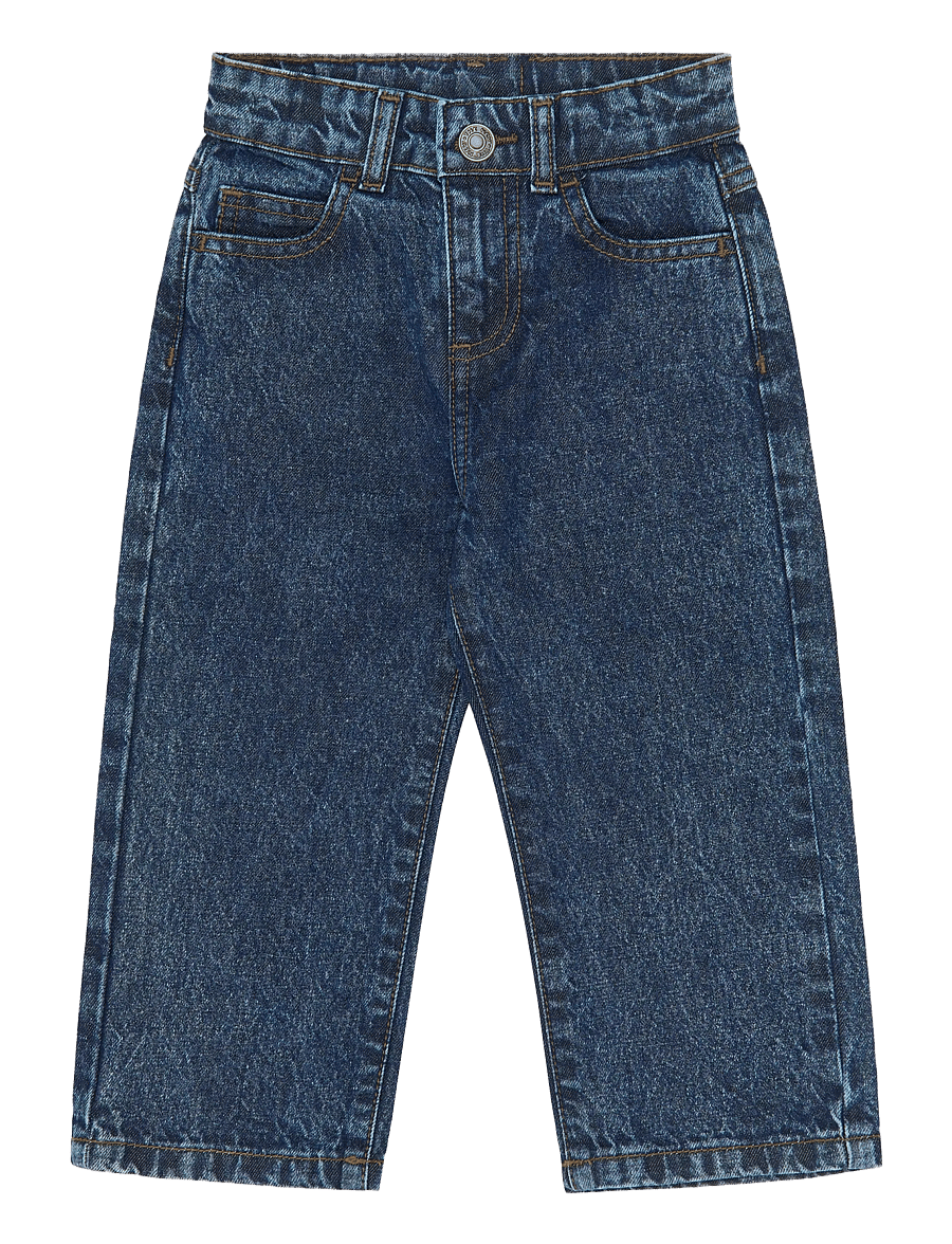 The New - TNSTValu Baggy Fit Jeans - vaba lõikega teksad - dark blue denim - 1