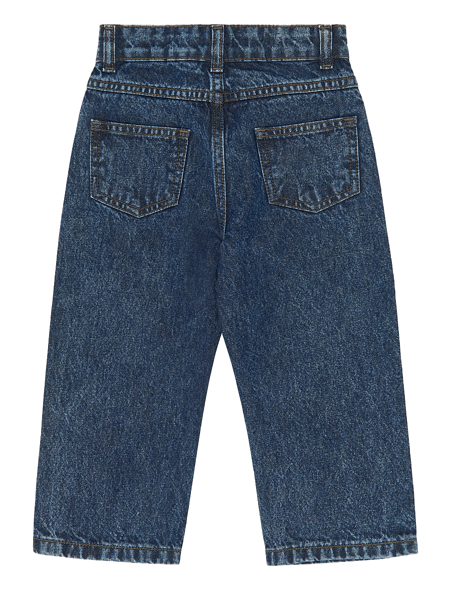 The New - TNSTValu Baggy Fit Jeans - vaba lõikega teksad - dark blue denim - 2