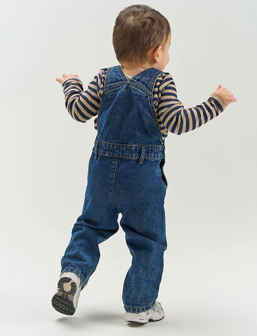 The New - TNSTValu Denim Dungarees - jumpsuits - dark blue denim - 3