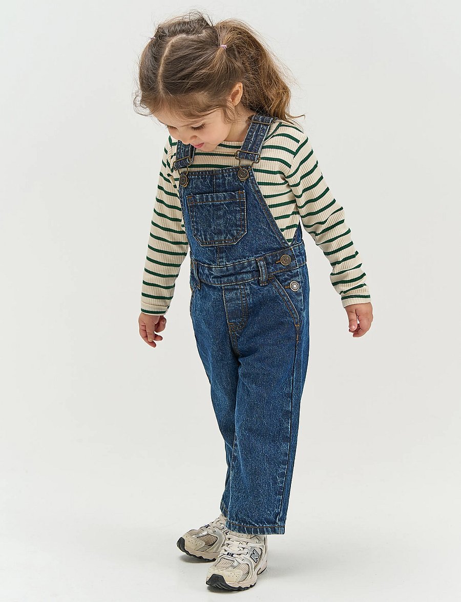 The New - TNSTValu Denim Dungarees - jumpsuits - dark blue denim - 4