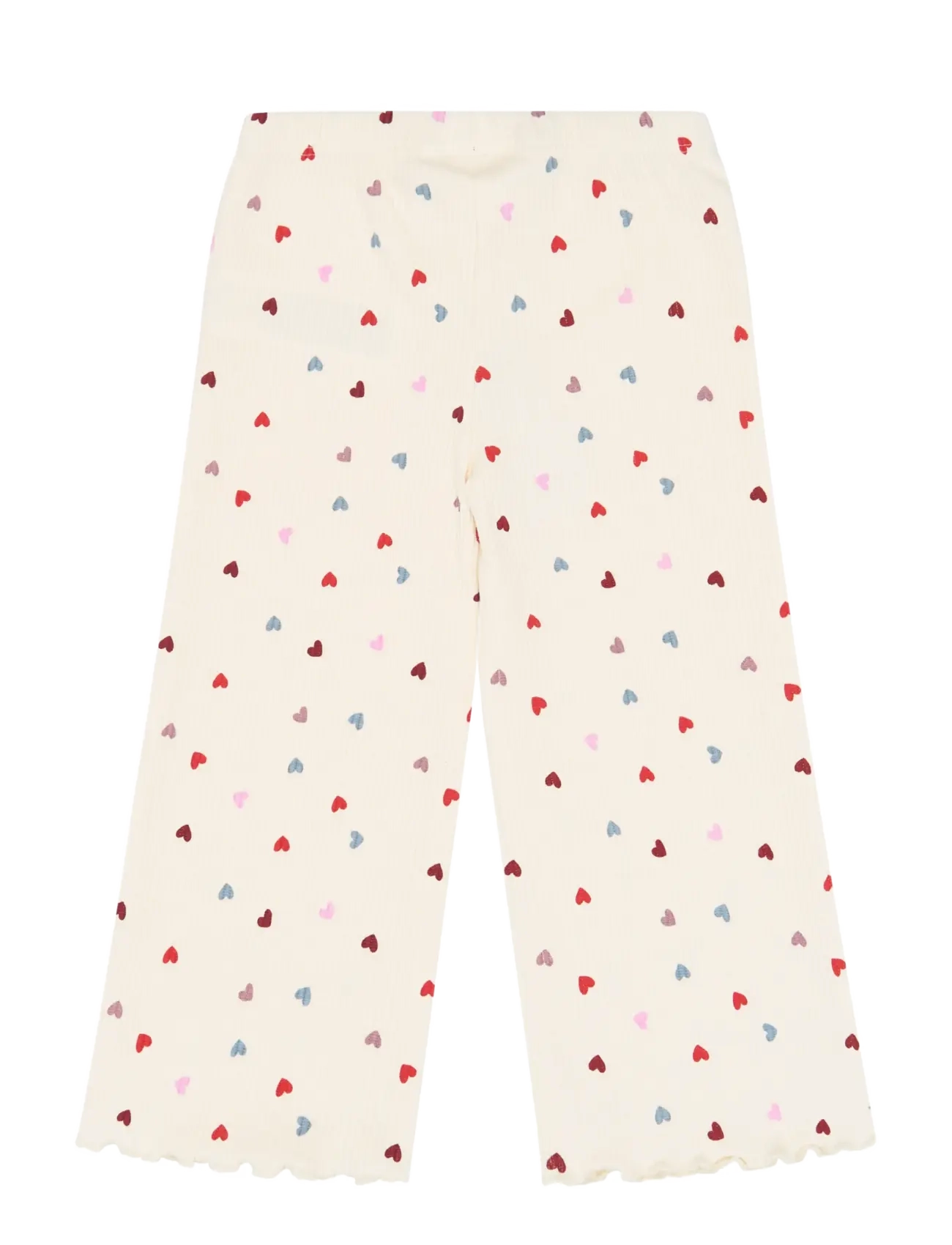 The New - TNSTVera Wide Rib Pants - sweatpants - gardenia aop - 2