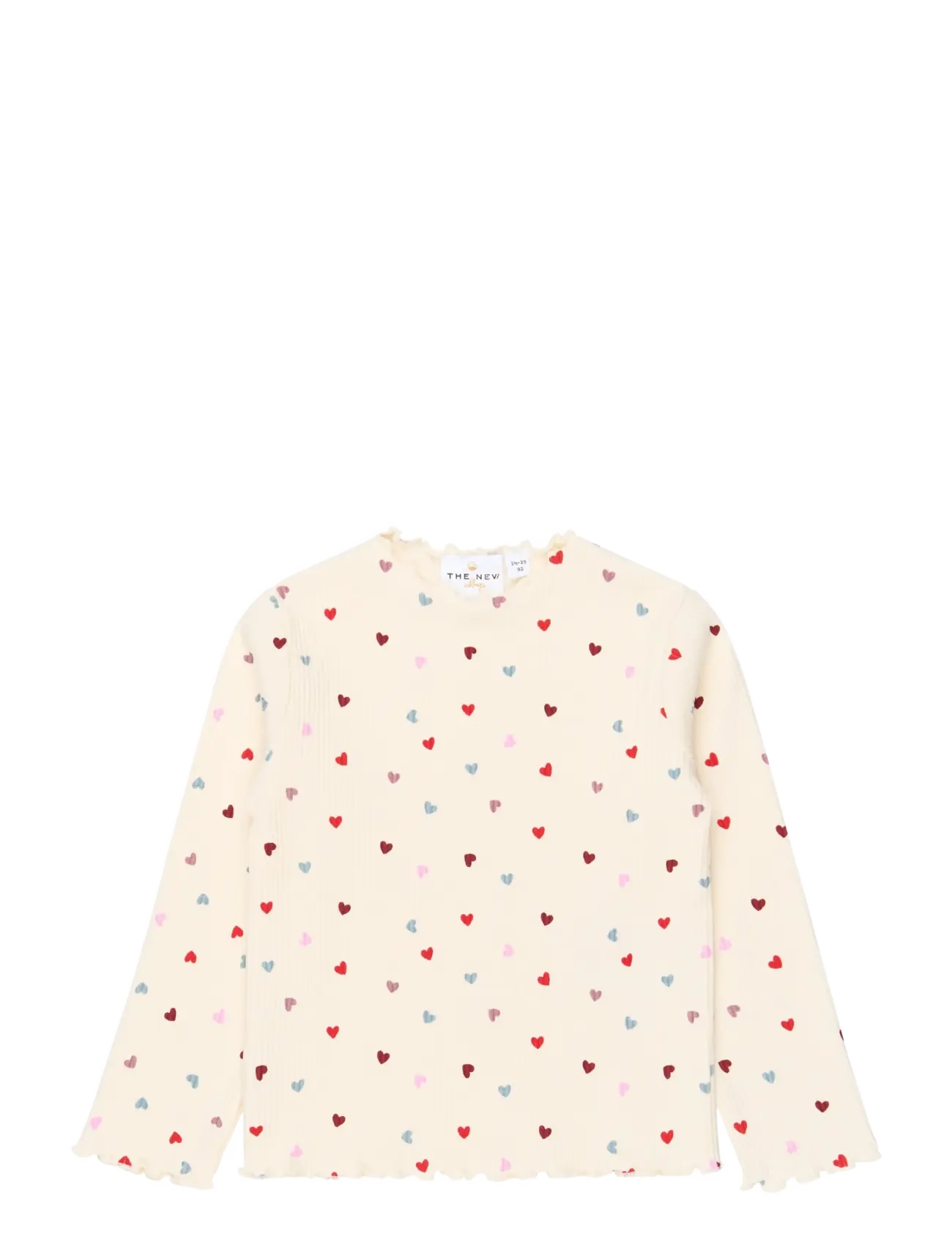 The New - TNSTVera L_S Rib Set - sets with long-sleeved t-shirt - gardenia aop - 2