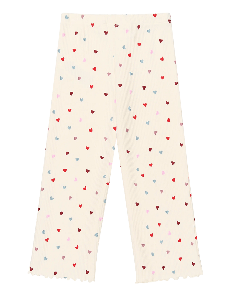 The New - TNSTVera L_S Rib Set - sets mit langärmeligem t-shirt - gardenia aop - 4