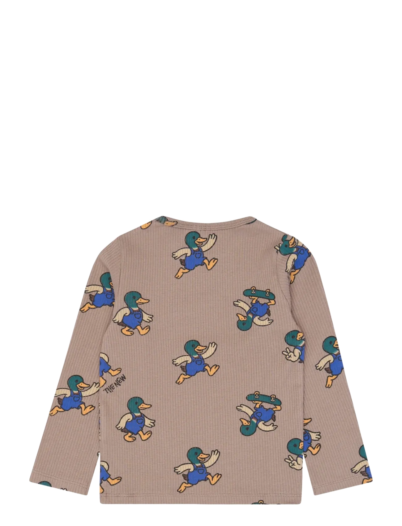 The New - TNSTValdemar L_S Rib Tee - langärmelig - taupe gray aop tn - 2