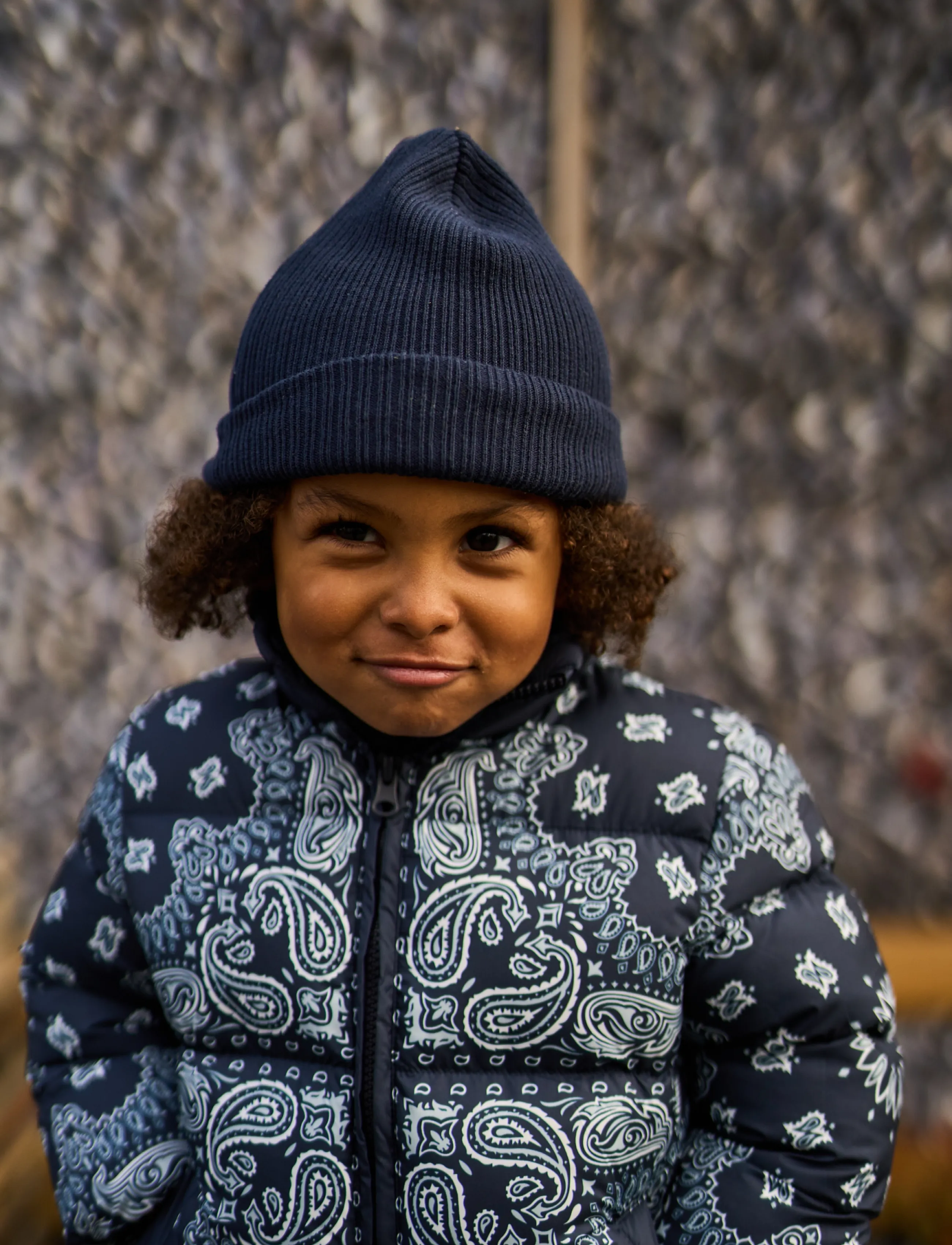 The New - TNSTUlrik Puffer Jacket - navy blazer aop - 3