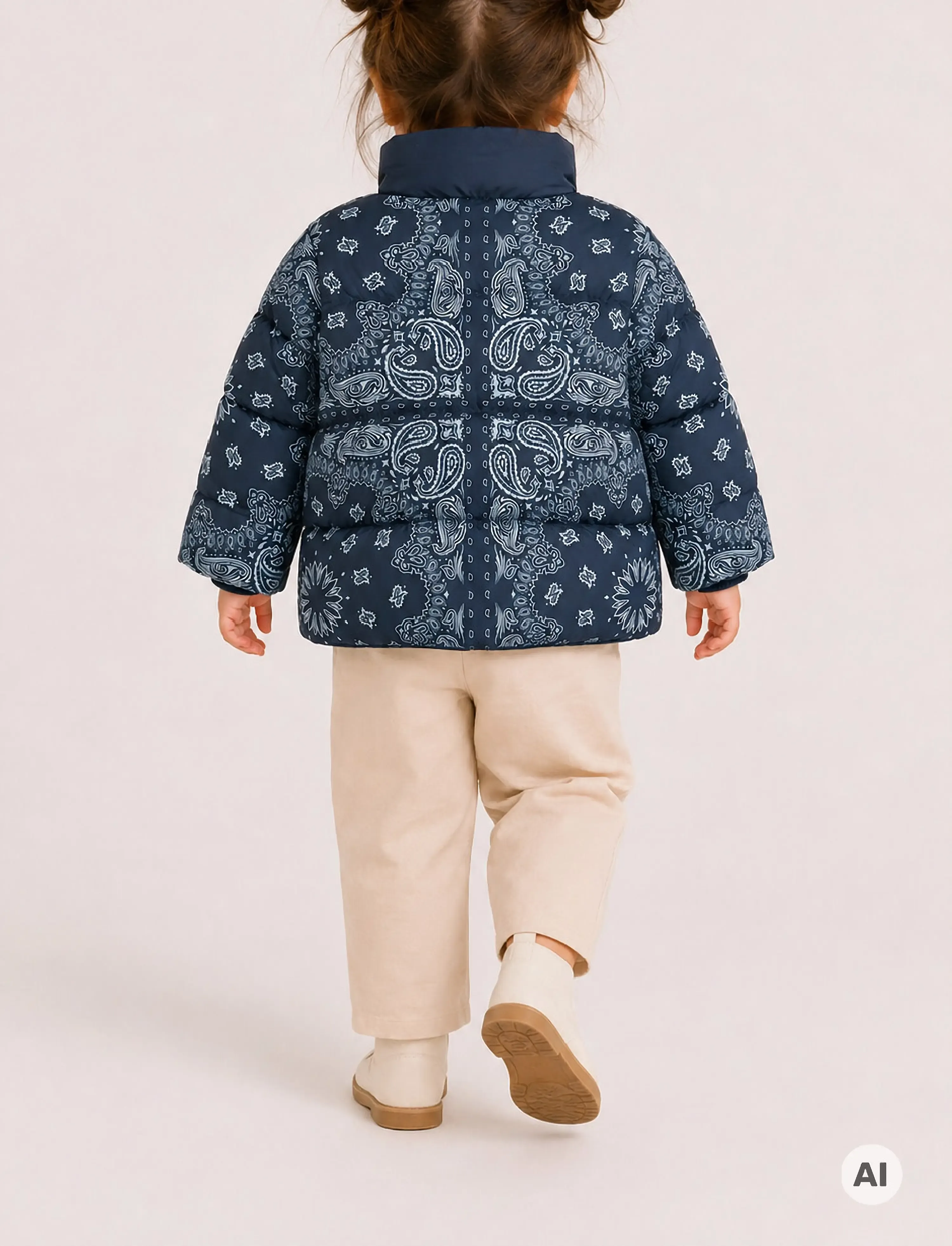 The New - TNSTUlrik Puffer Jacket - dunjackor & fodrade jackor - navy blazer aop - 4