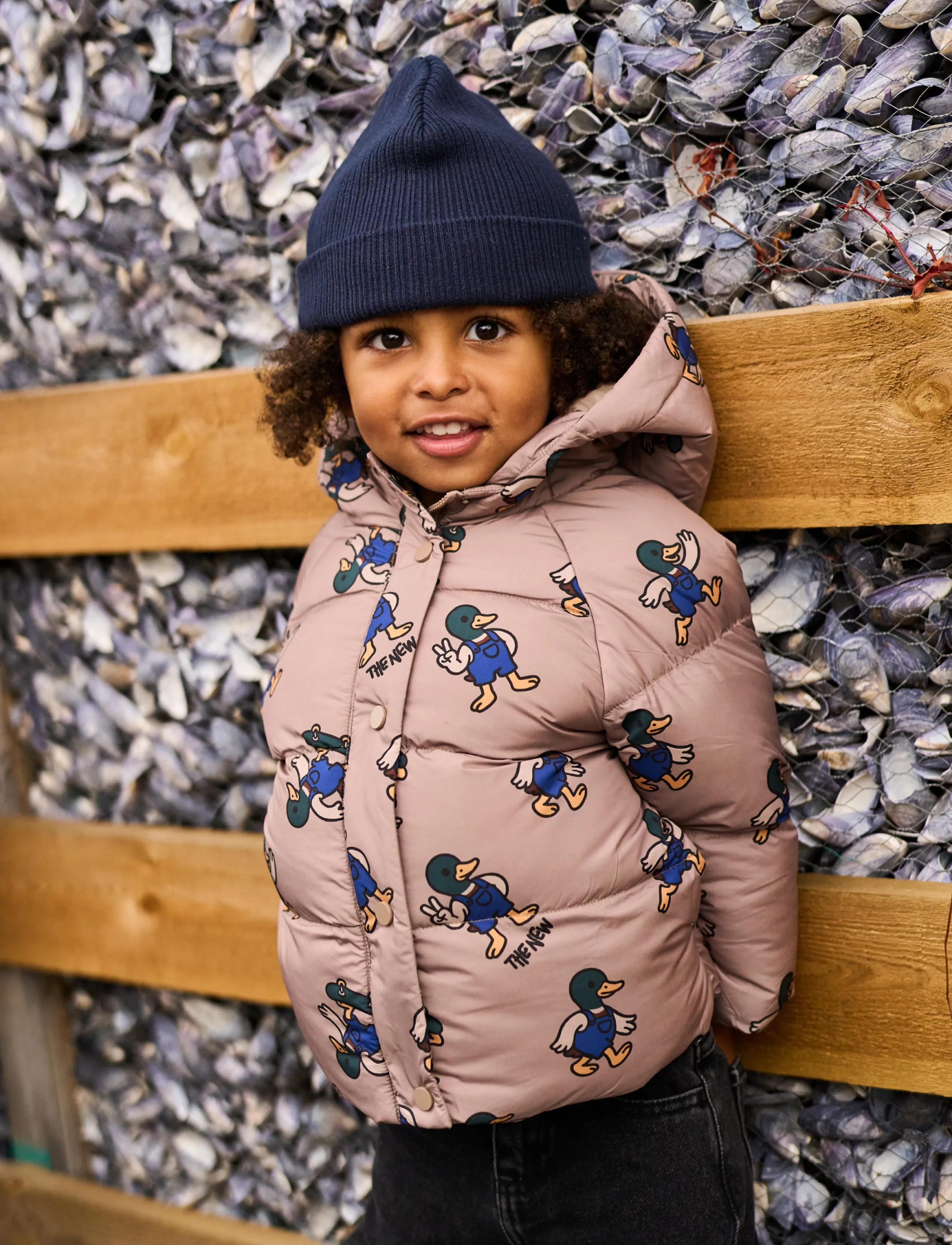 The New Tnstuwe Puffer Jacket, 98, Jackets & Coats, Grau - Padded, Kinder