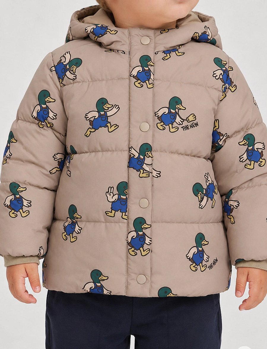 The New - TNSTUwe Puffer Jacket - daunen- und steppjacken - taupe gray aop tn - 5
