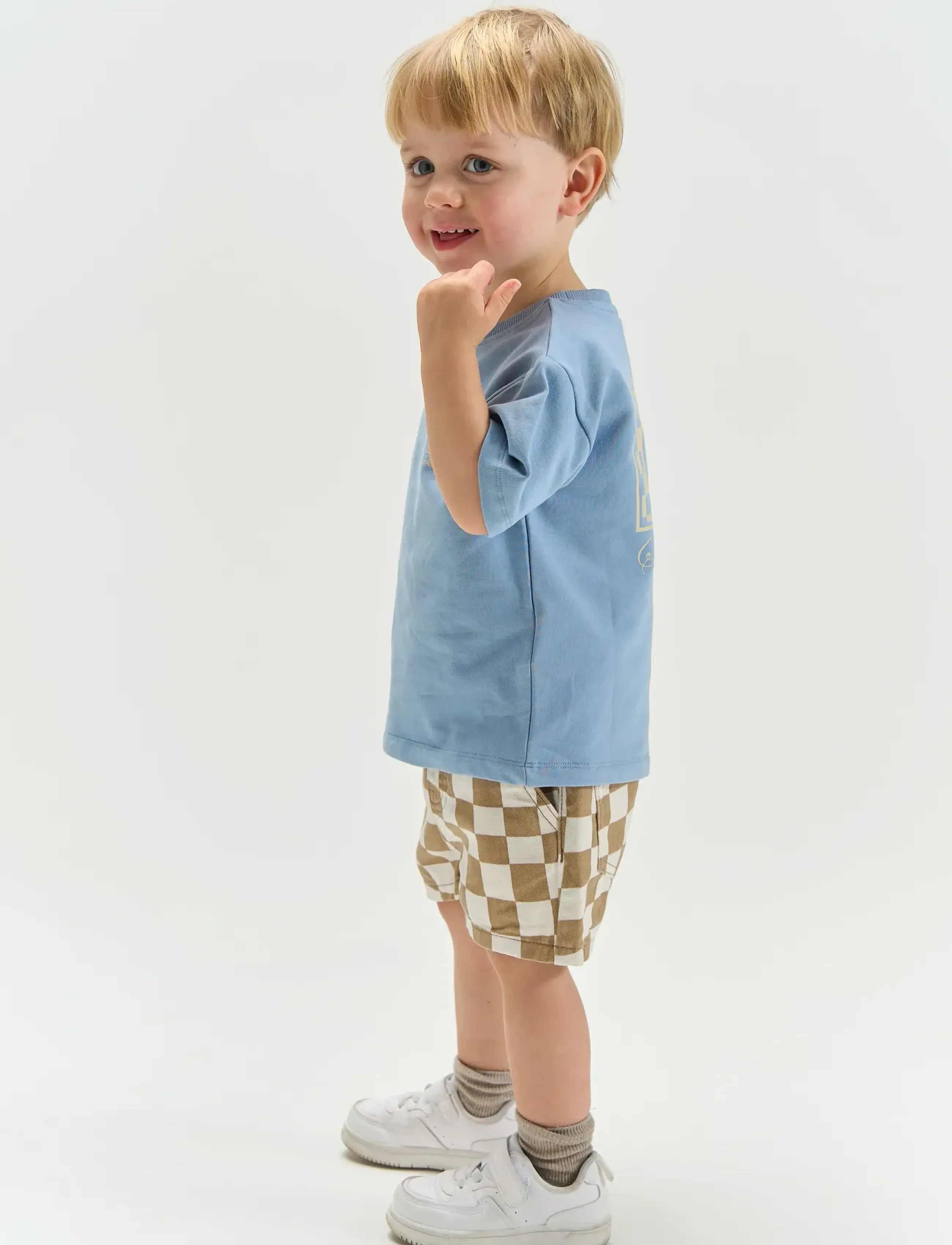 The New - TNSTTwill Regular Fit Denim Shorts - denimshorts - humus check - 3