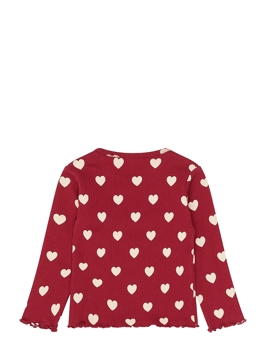 The New - TNSTHoliday Red Heart Rib Night Set - komplektid - rio red aop tn - 3