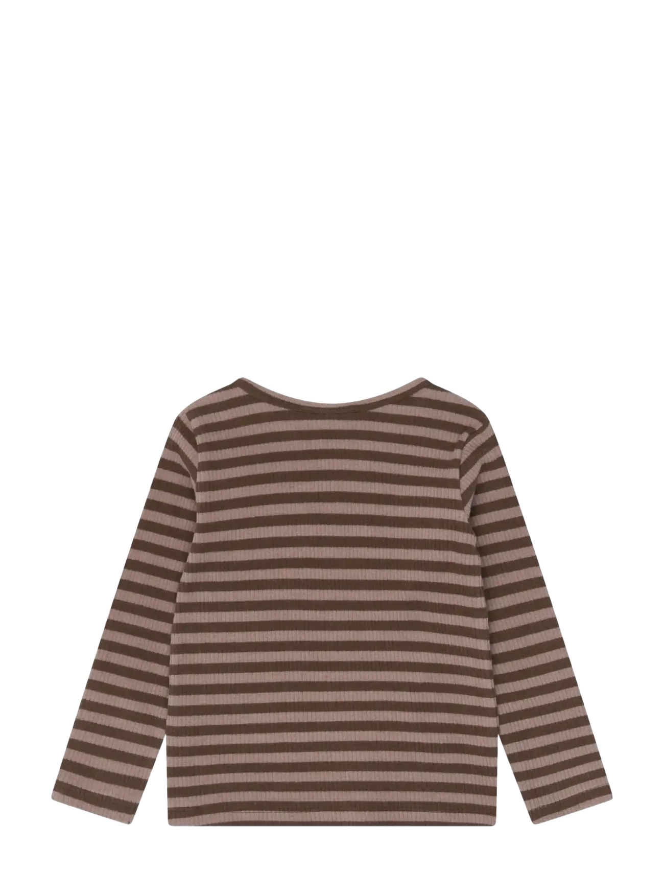 The New - TNSTFro L_S Rib Tee - langärmelig - chestnut striped - 2