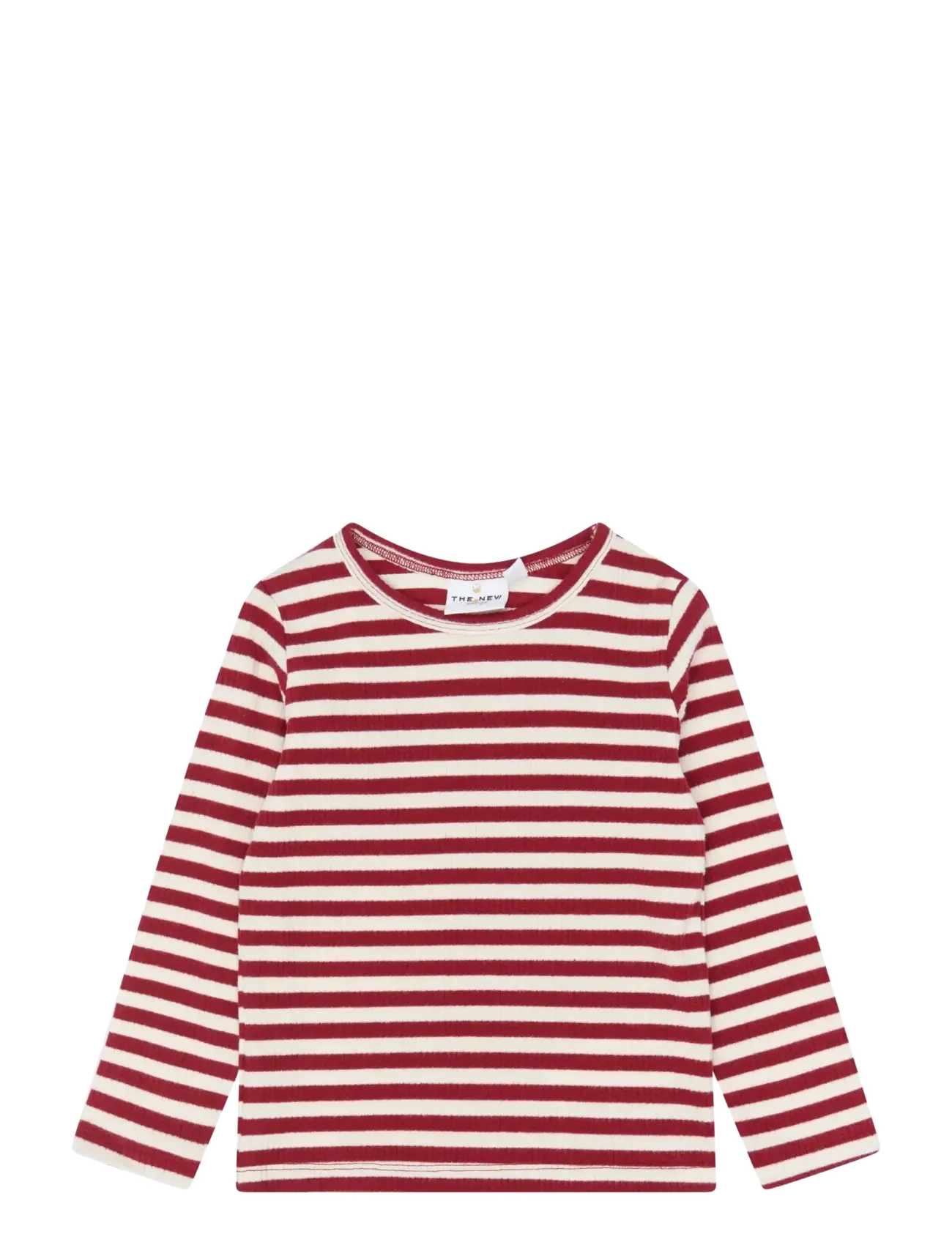 The New TNSTFro L_S Rib Tee - Oberteile & T-Shirts - RIO RED STRIPED TN / red