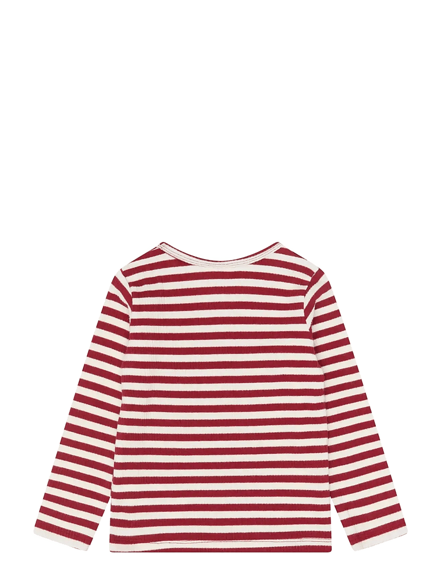 The New - TNSTFro L_S Rib Tee - langärmelig - rio red striped tn - 1