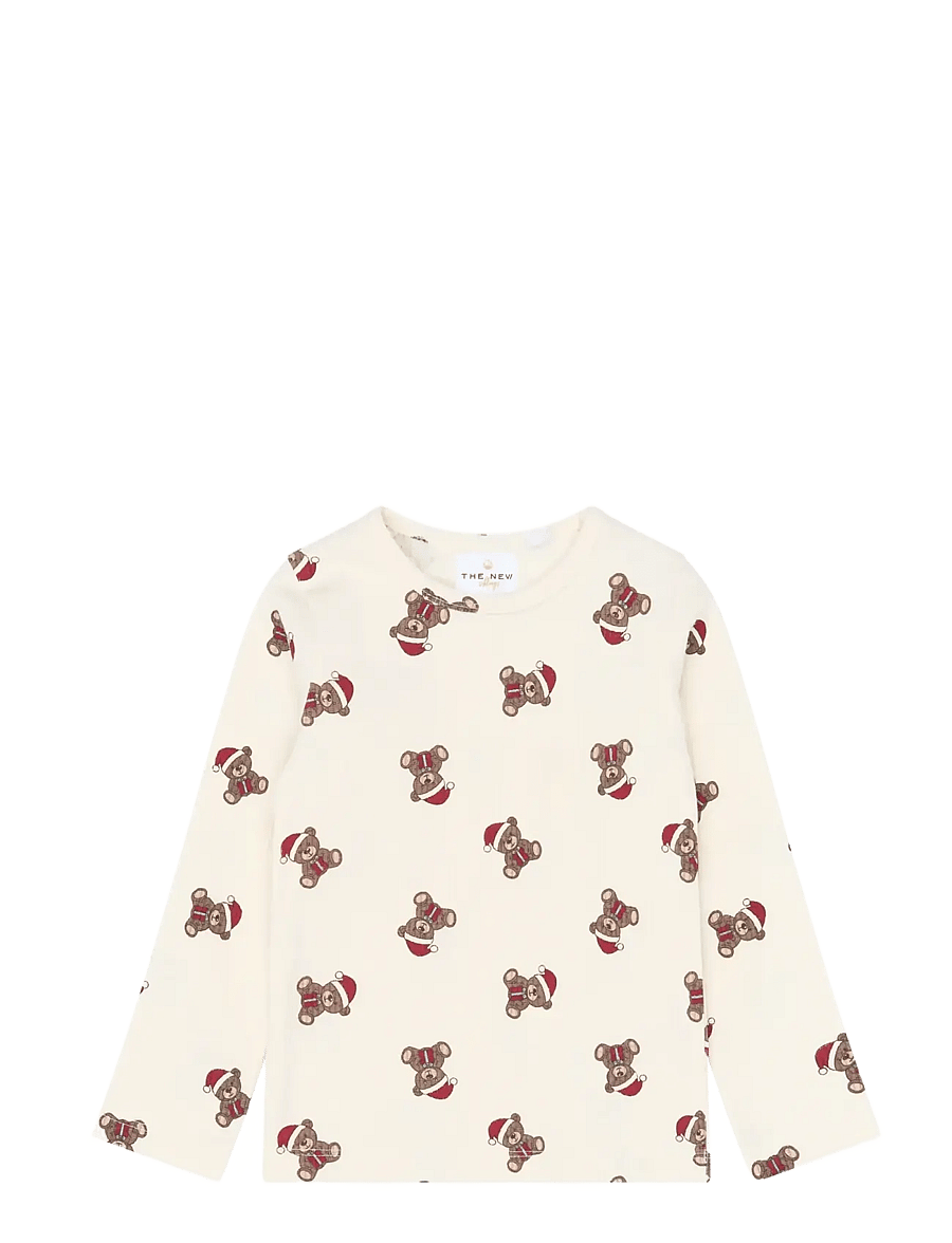 The New - TNSTHoliday Teddy Rib Night Set - komplektid - gardenia aop - 2