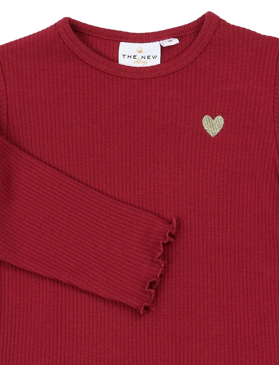 The New - TNSTYania L_S Rib Tee - langärmelig - rio red tn - 3