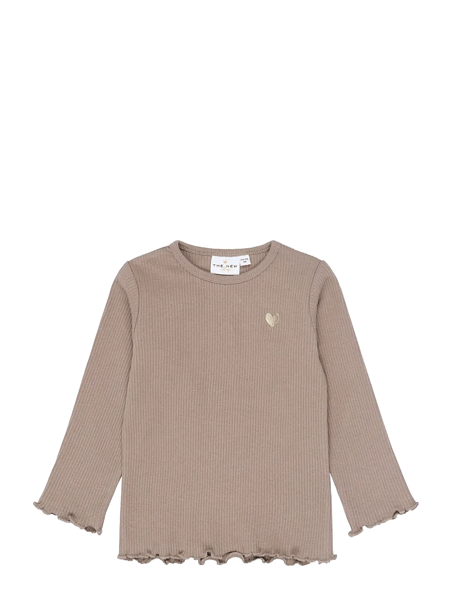 The New - TNSTYania L_S Rib Tee - langärmelig - taupe gray tn - 1
