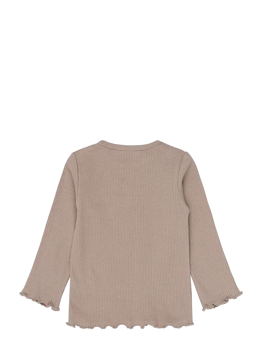 The New - TNSTYania L_S Rib Tee - langärmelig - taupe gray tn - 2