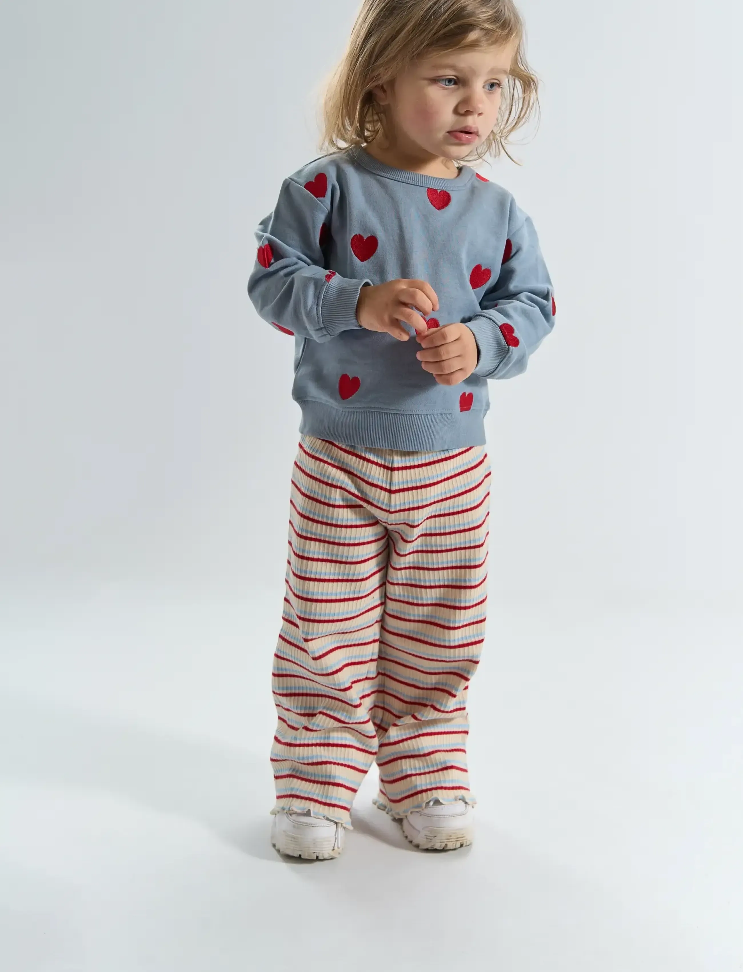 The New TNSTYoi Wide Rib Pants - Hosen - MULTI COLOUR / cream