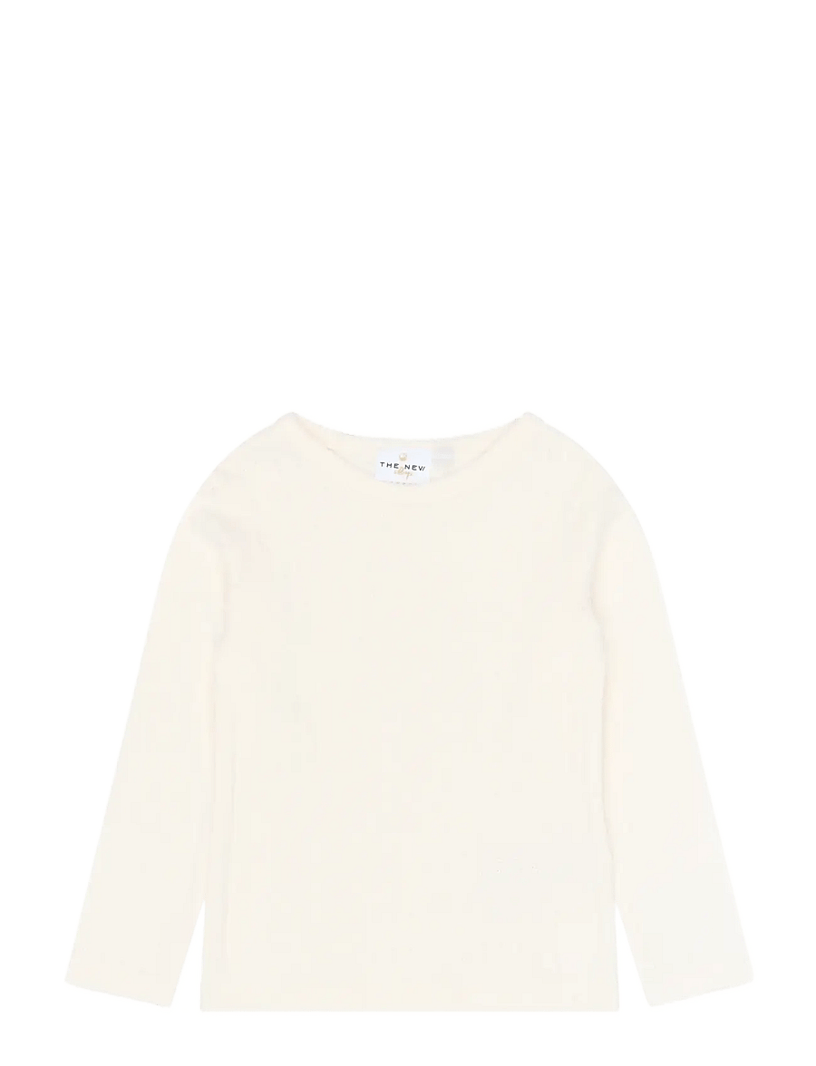 The New - TNSTYsa L_S Pointelle Tee - langärmelig - gardenia - 1