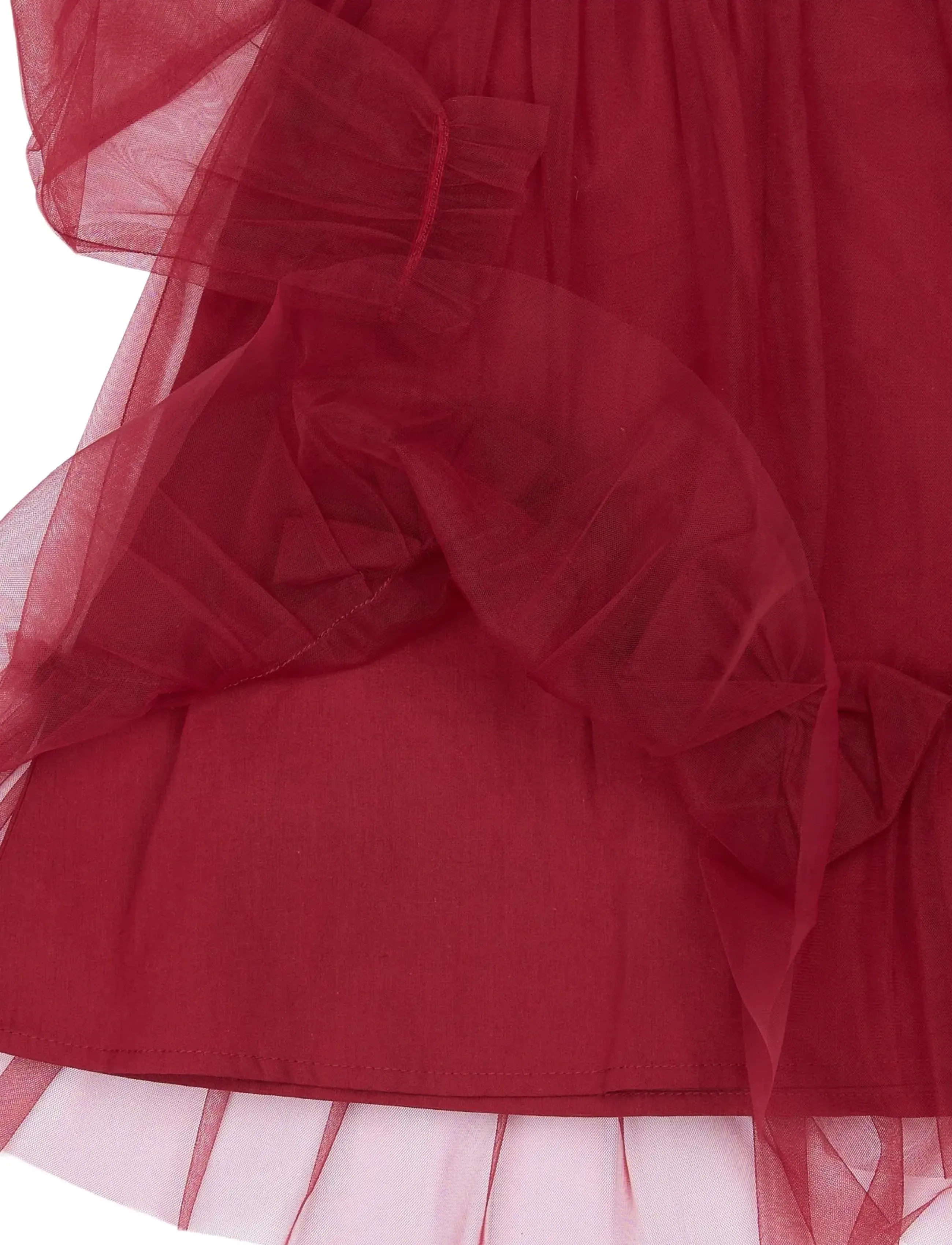 The New - TNSTYsabel L_S Mesh Dress - rio red tn - 4