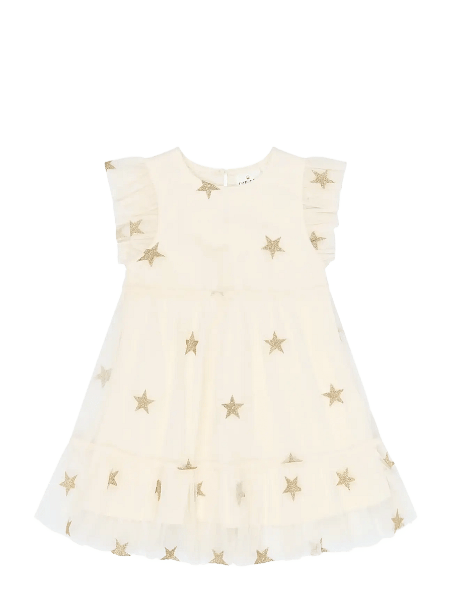 The New - TNSTYamma Mesh S_L Dress - gardenia - 0