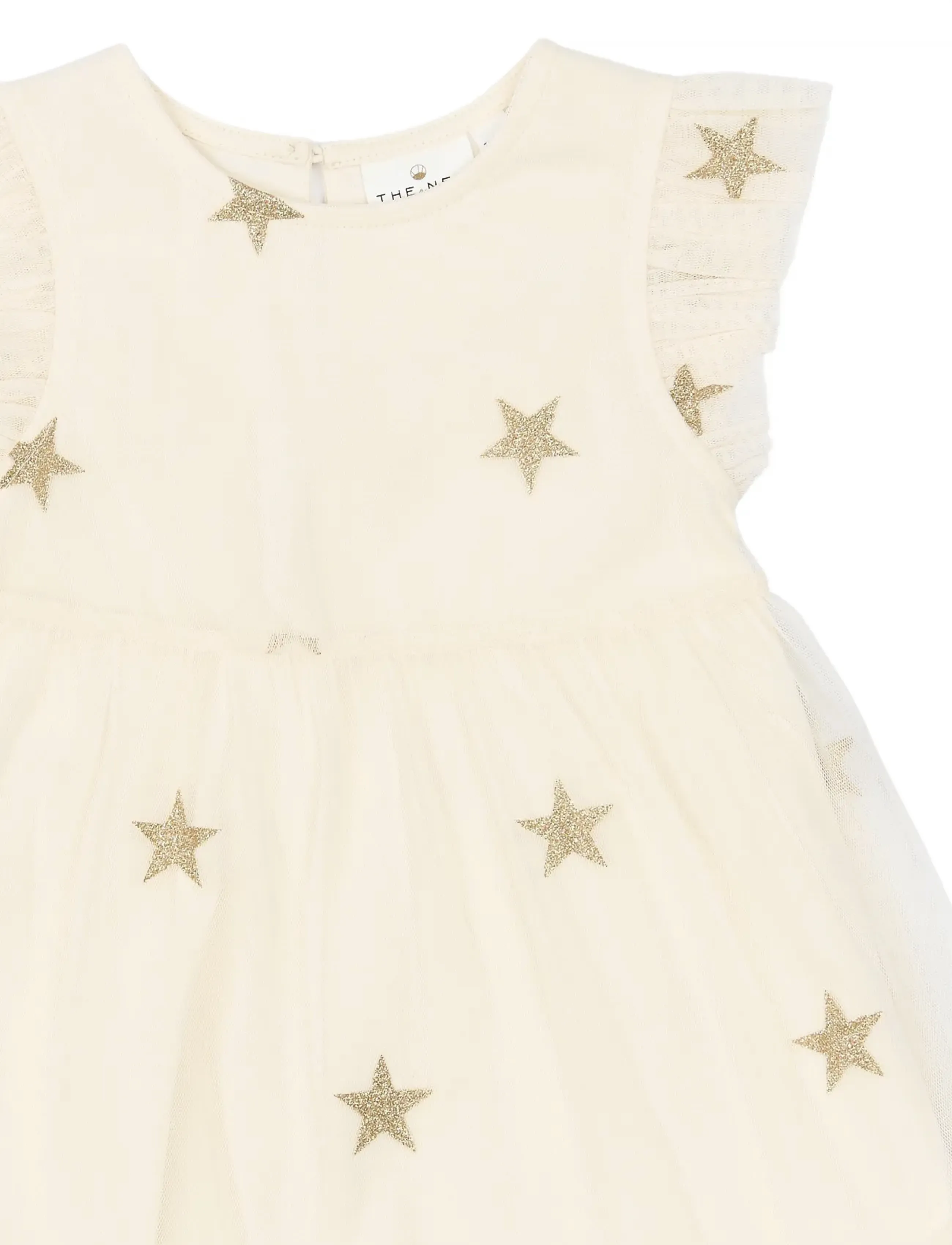 The New - TNSTYamma Mesh S_L Dress - gardenia - 2