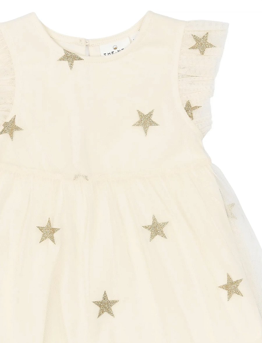 The New - TNSTYamma Mesh S_L Dress - gardenia - 2