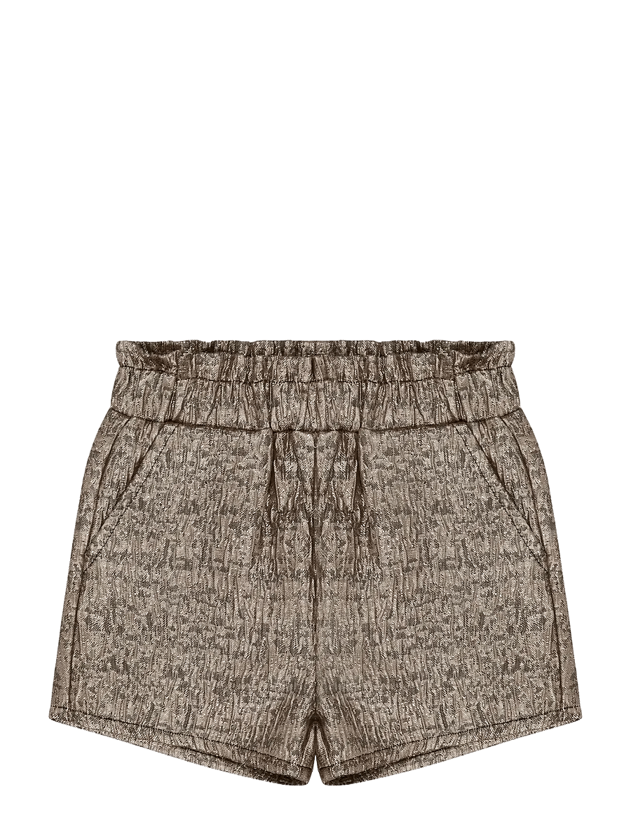 The New - TNSTYulia Jacquard Shorts - casual shorts - gold - 0