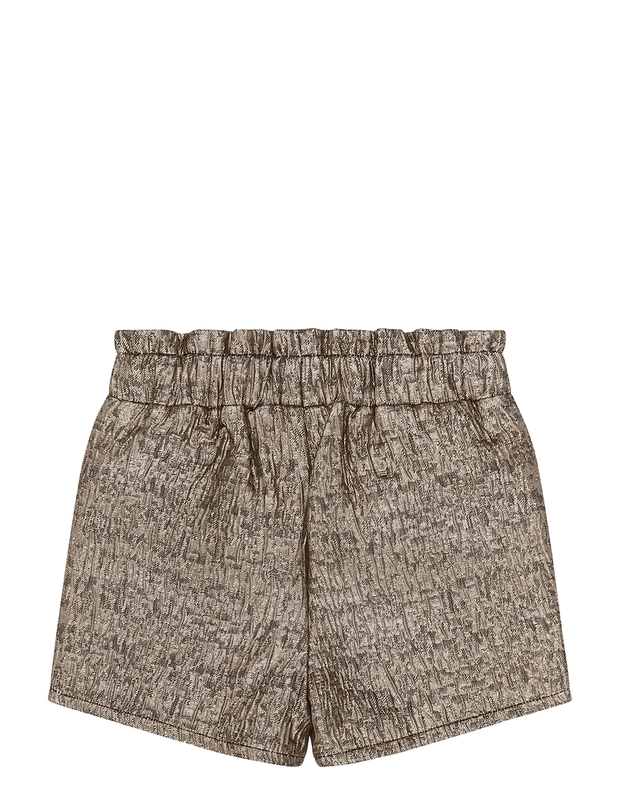 The New - TNSTYulia Jacquard Shorts - casual shorts - gold - 1