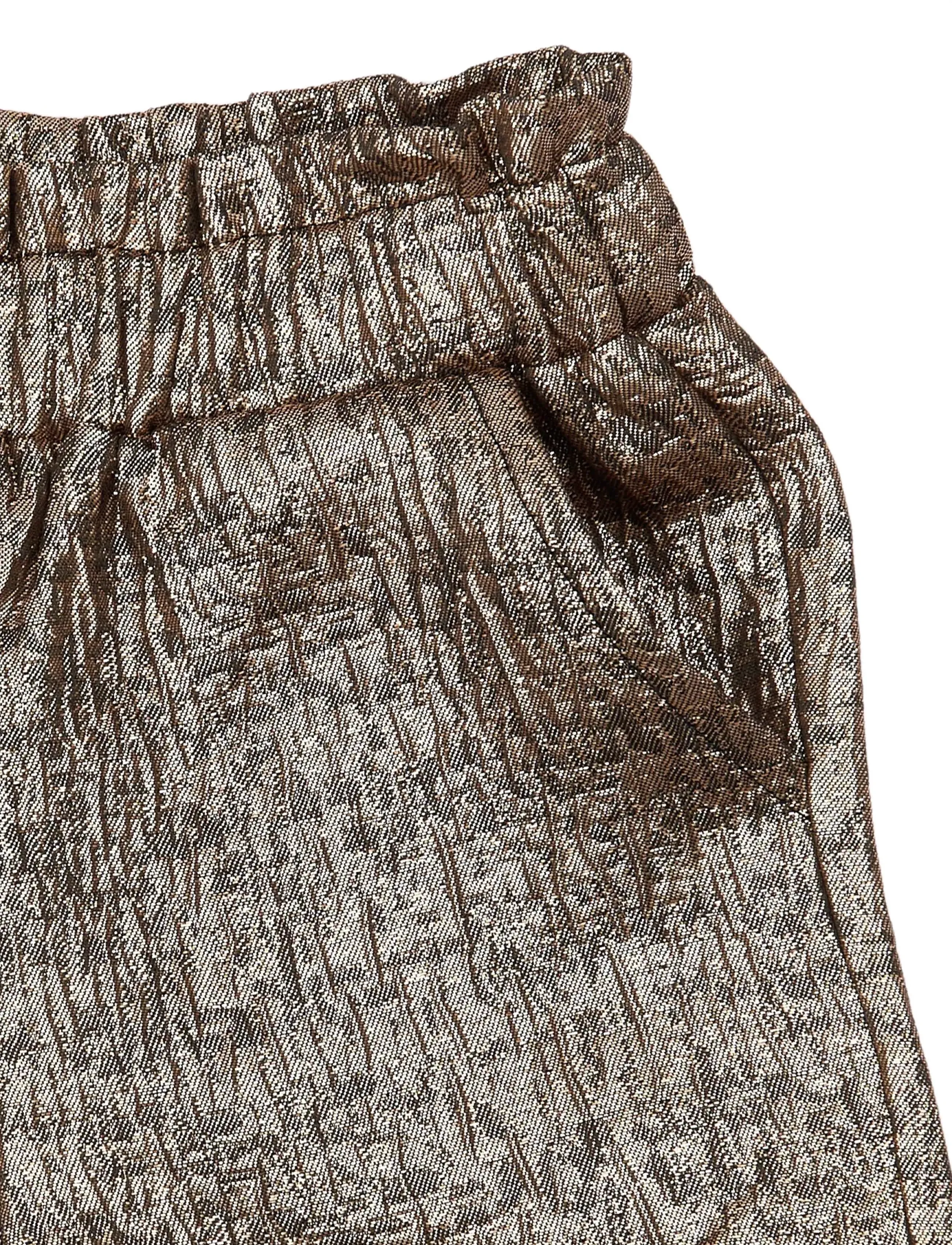 The New - TNSTYulia Jacquard Shorts - casual shorts - gold - 2