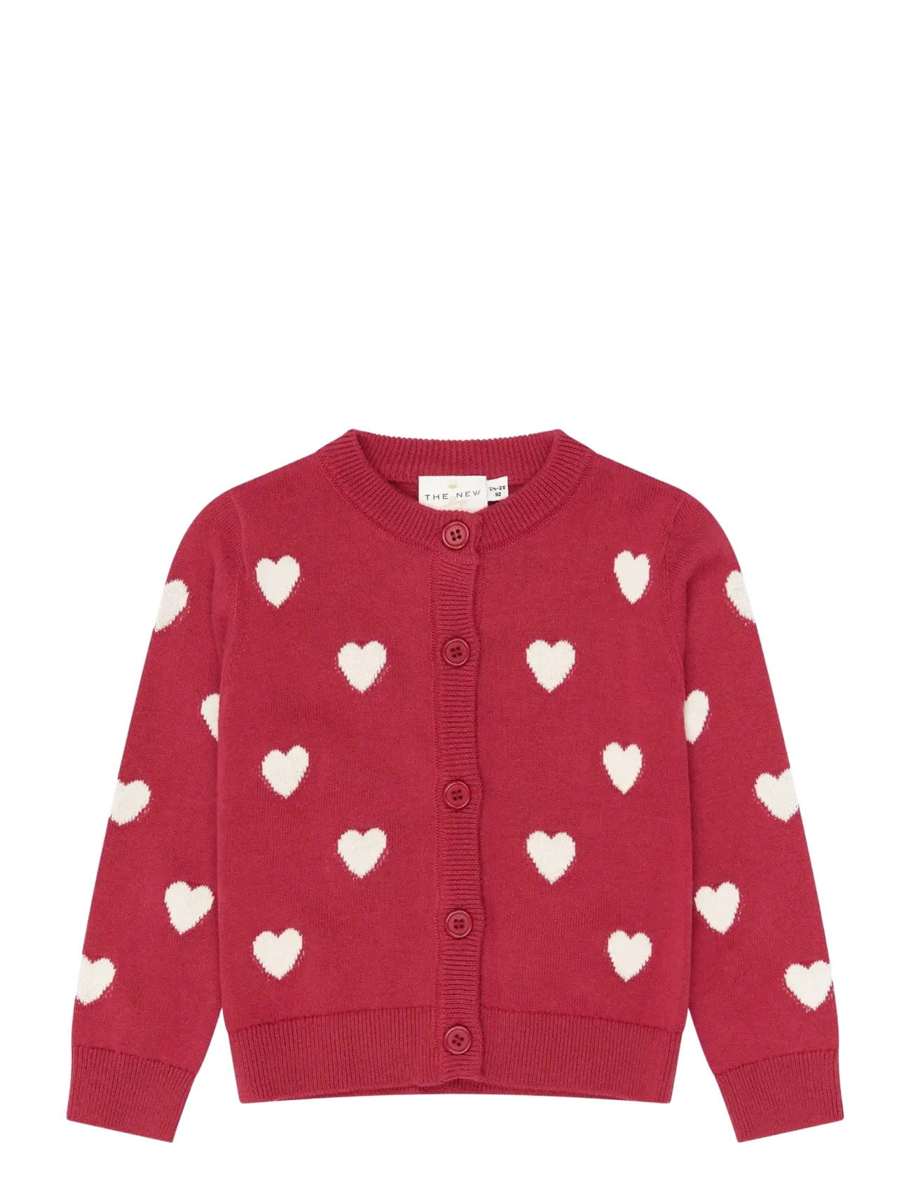 The New TNSTYulla L_S Knit Cardigan - Jakkar - RIO RED TN / red