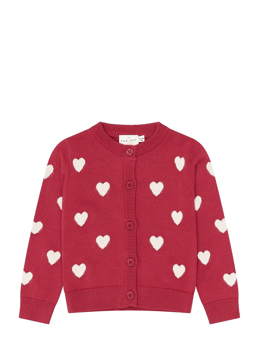 The New - TNSTYulla L_S Knit Cardigan - leichte jacken - rio red tn - 1
