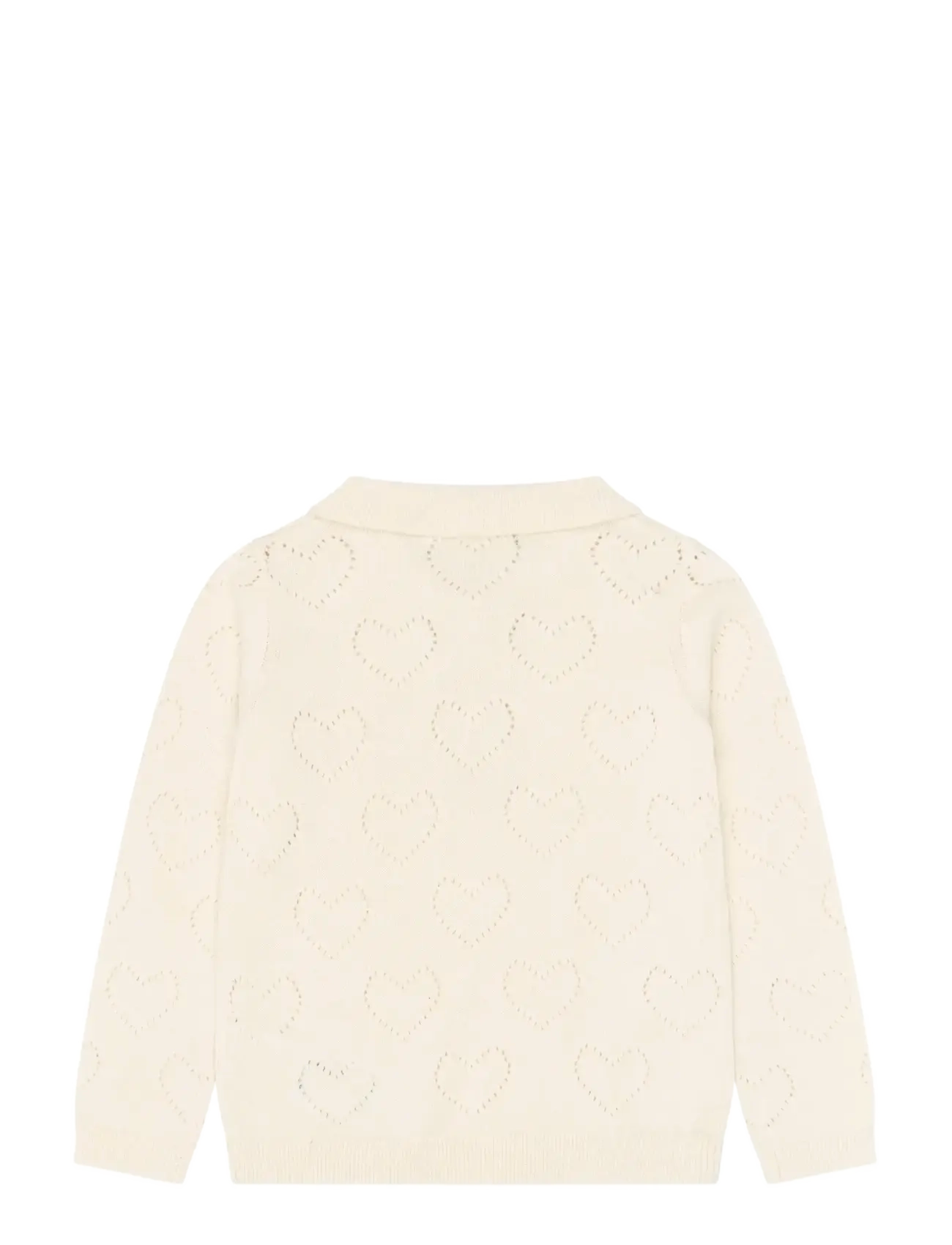 The New - TNSTYnessa L_S Knit Polo - langärmelig poloshirt - gardenia - 2