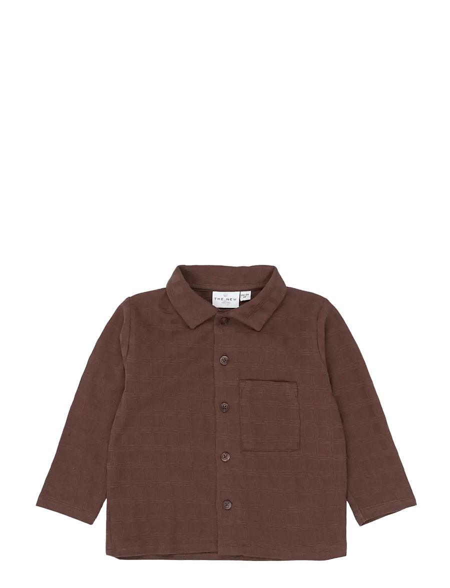 The New - TNSTYoello L_S Structured Shirt - chestnut - 1