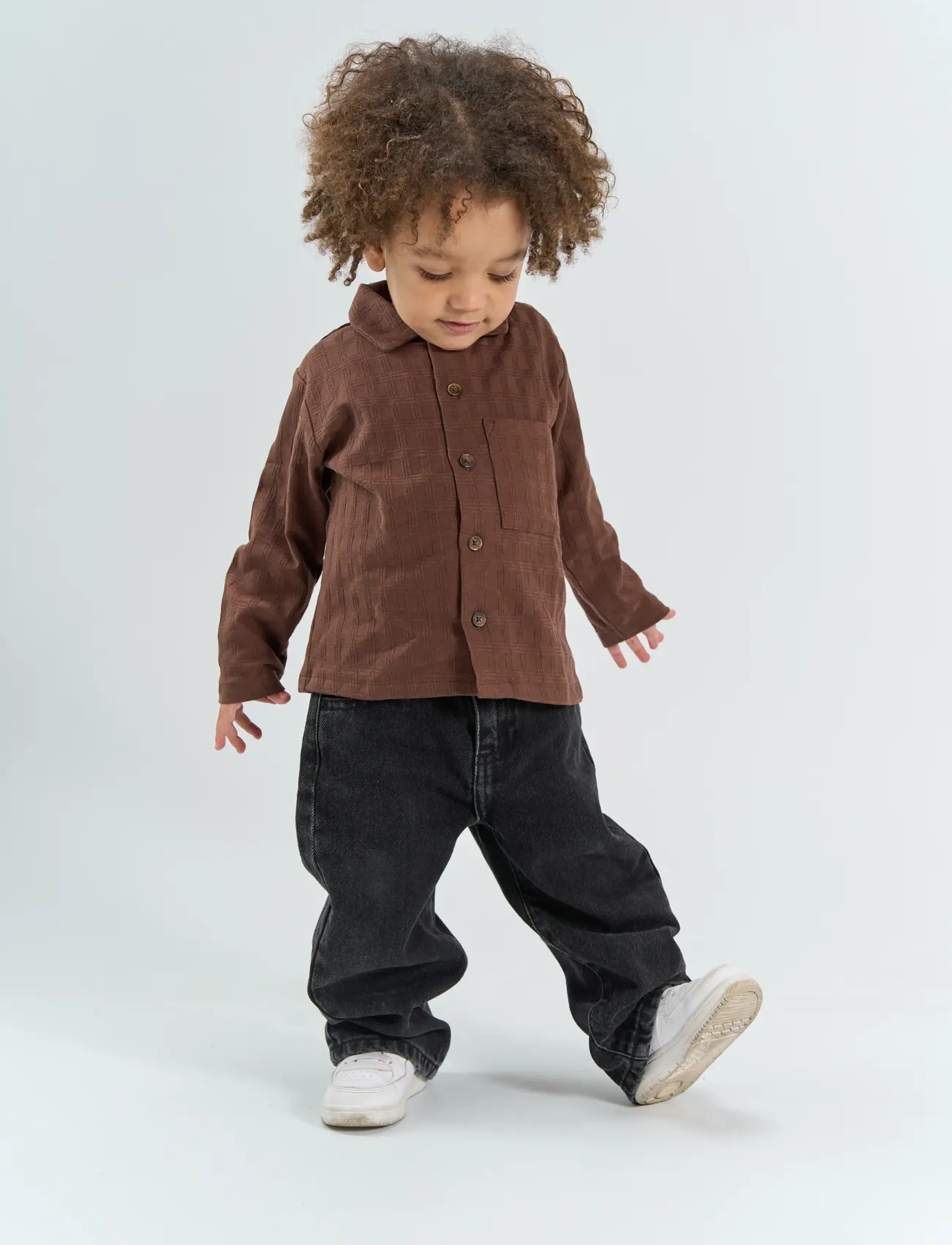 The New - TNSTYoello L_S Structured Shirt - chestnut - 0