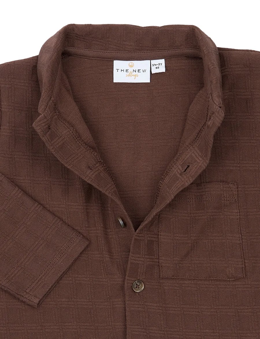 The New - TNSTYoello L_S Structured Shirt - chestnut - 4