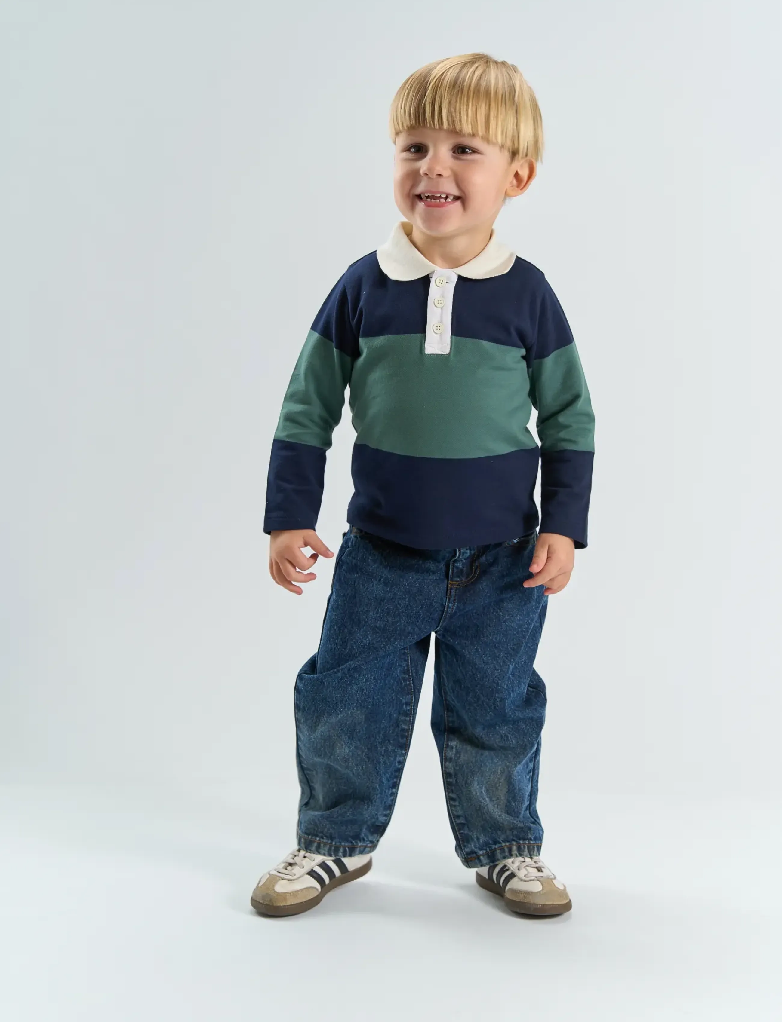 The New TNSTYarok L_S Pique Polo - Langärmelig poloshirt - NAVY BLAZER STRIPED / navy