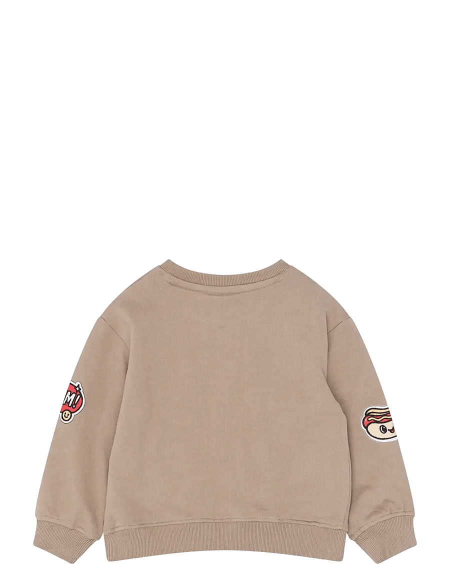 The New - TNSTYoung OS Sweatshirt - dressipluusid - taupe gray tn - 2