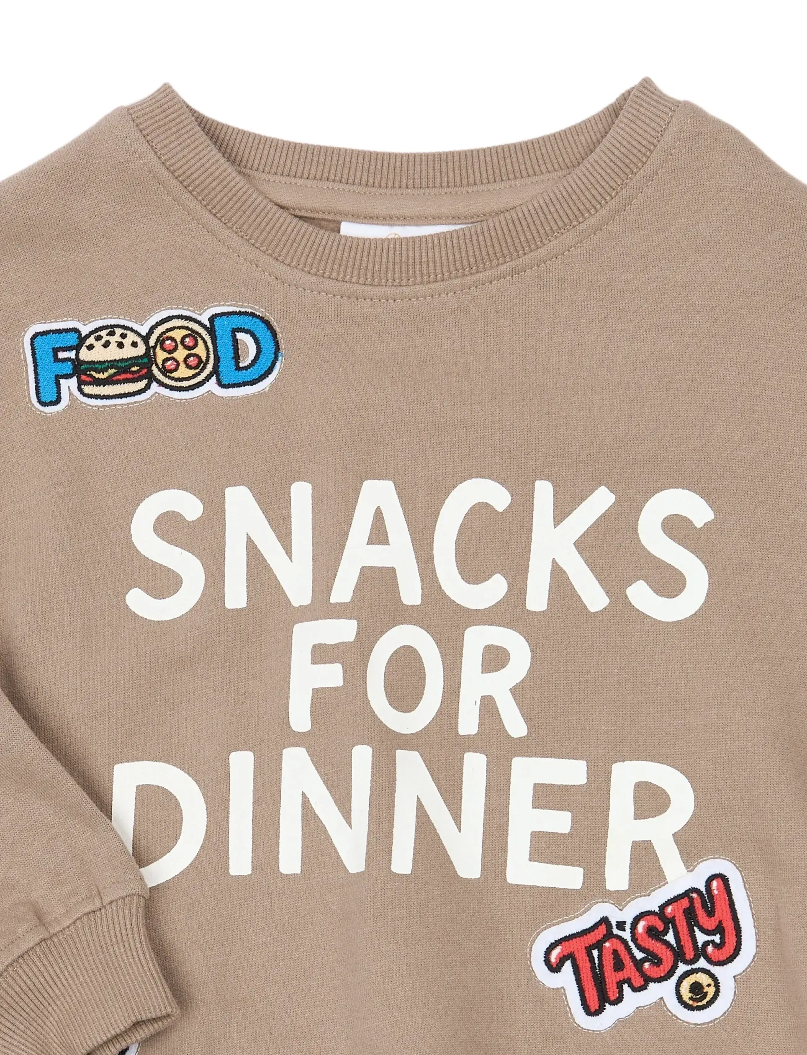 The New - TNSTYoung OS Sweatshirt - dressipluusid - taupe gray tn - 3