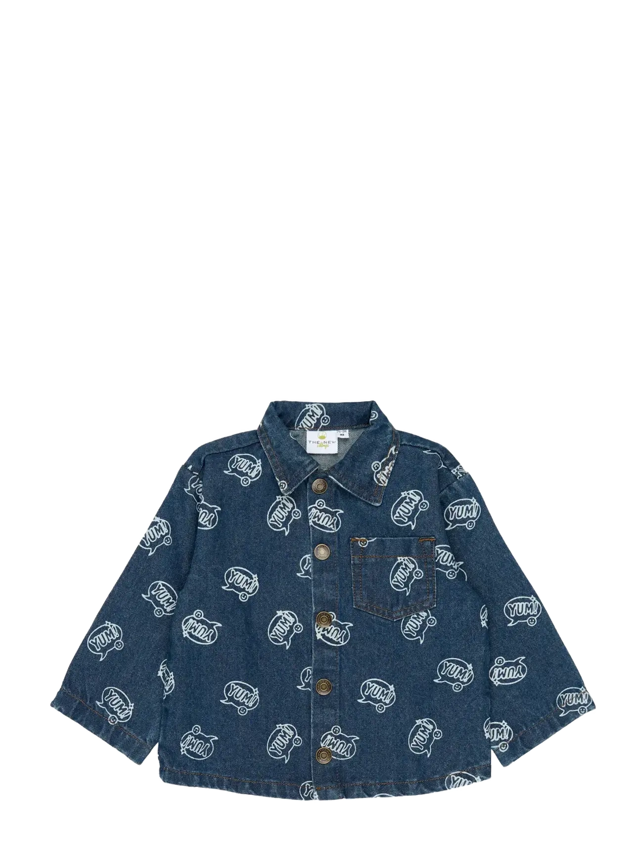 The New TNSTYale OS Denim Shirt - Hemden - MEDIUM BLUE DENIM AOP / blue