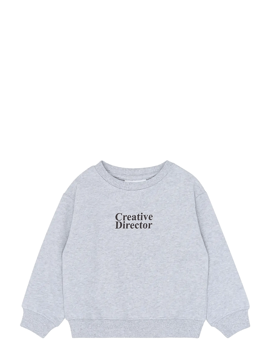 The New - TNSTYaso Melange OS Sweatshirt - dressipluusid - light grey melange - 1