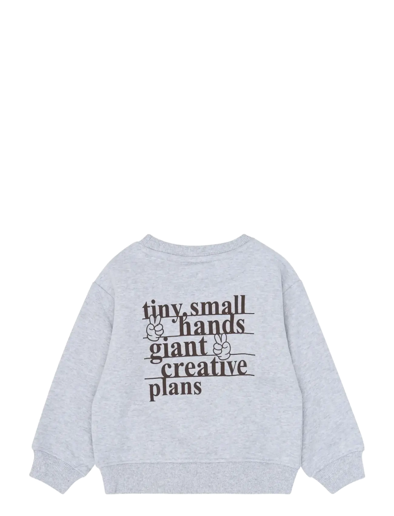 The New - TNSTYaso Melange OS Sweatshirt - dressipluusid - light grey melange - 2