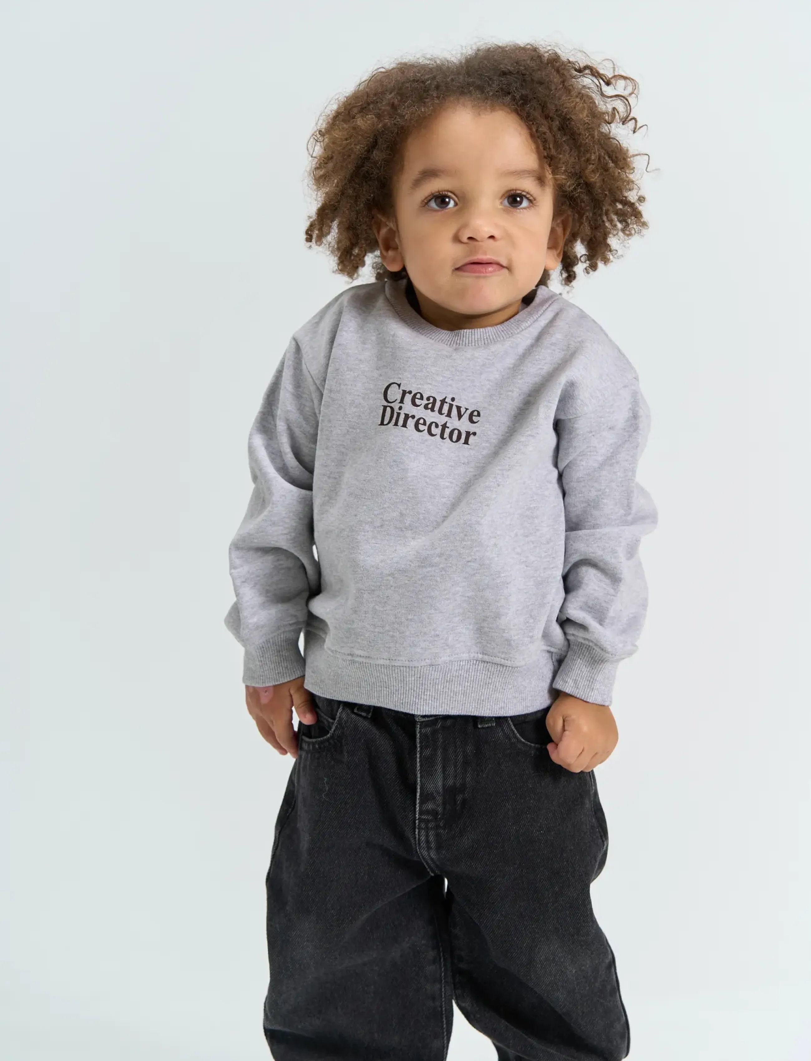 The New TNSTYaso Melange OS Sweatshirt - Dressipluusid ja kapuutsiga pusad - LIGHT GREY MELANGE / grey