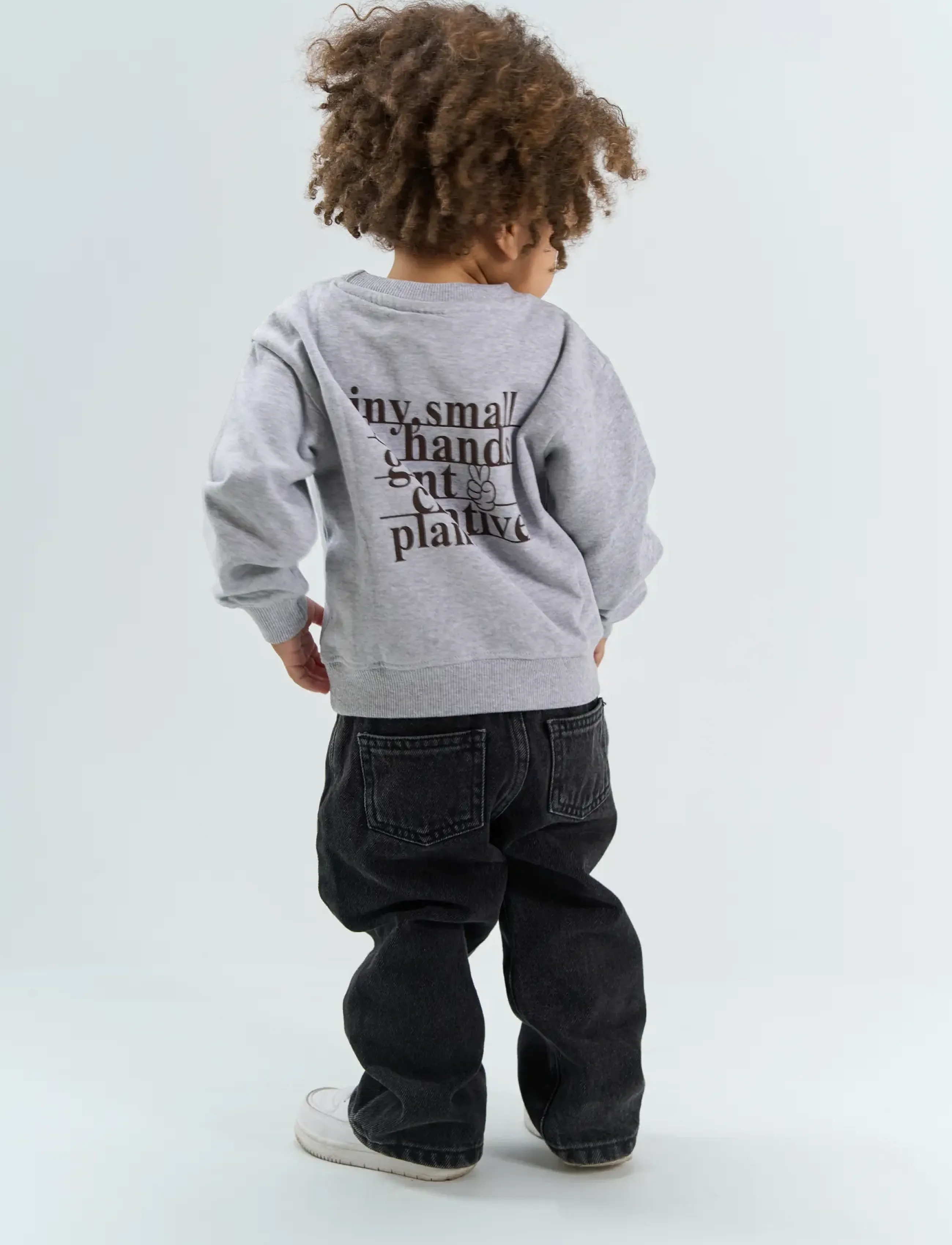 The New - TNSTYaso Melange OS Sweatshirt - dressipluusid - light grey melange - 3