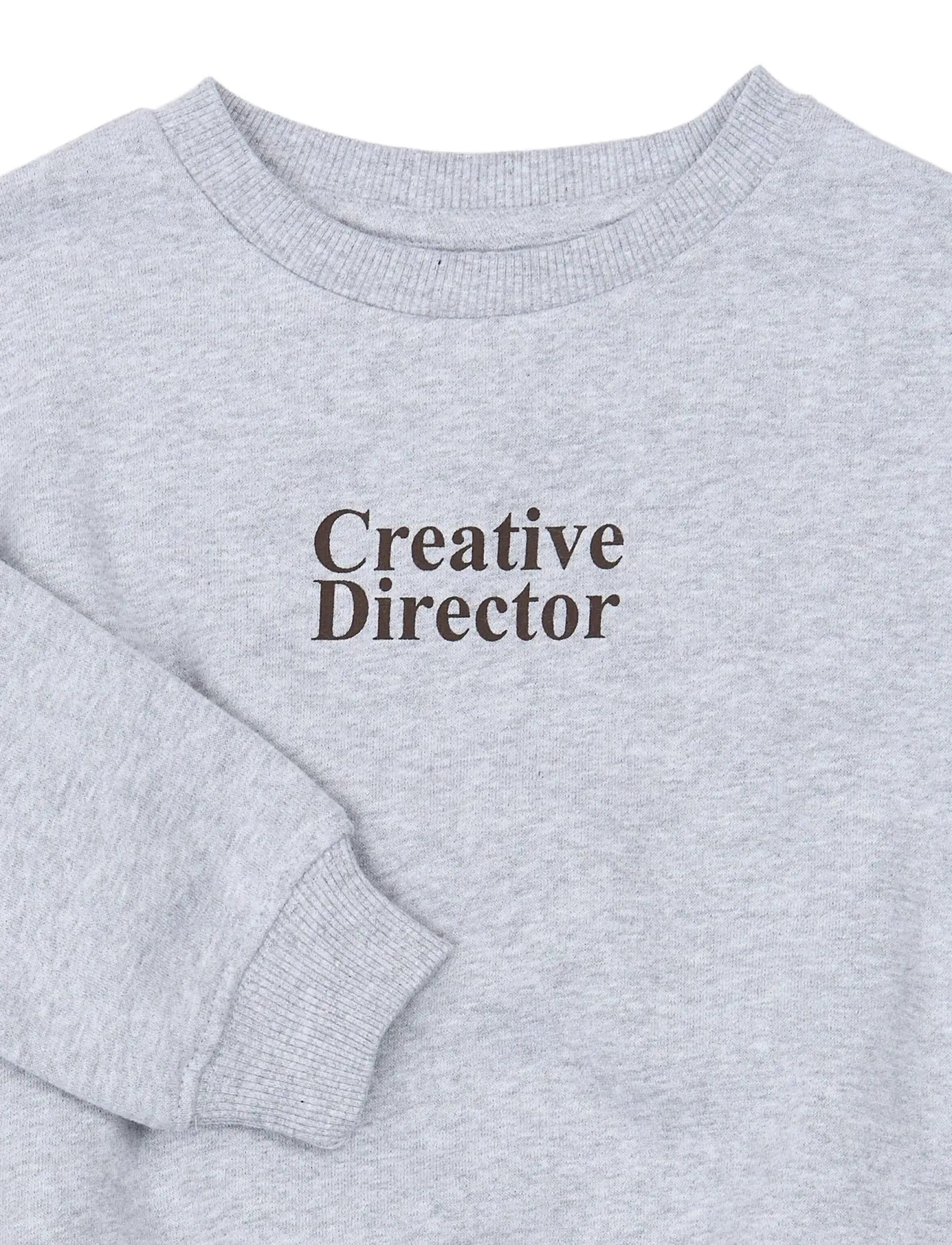 The New - TNSTYaso Melange OS Sweatshirt - dressipluusid - light grey melange - 4