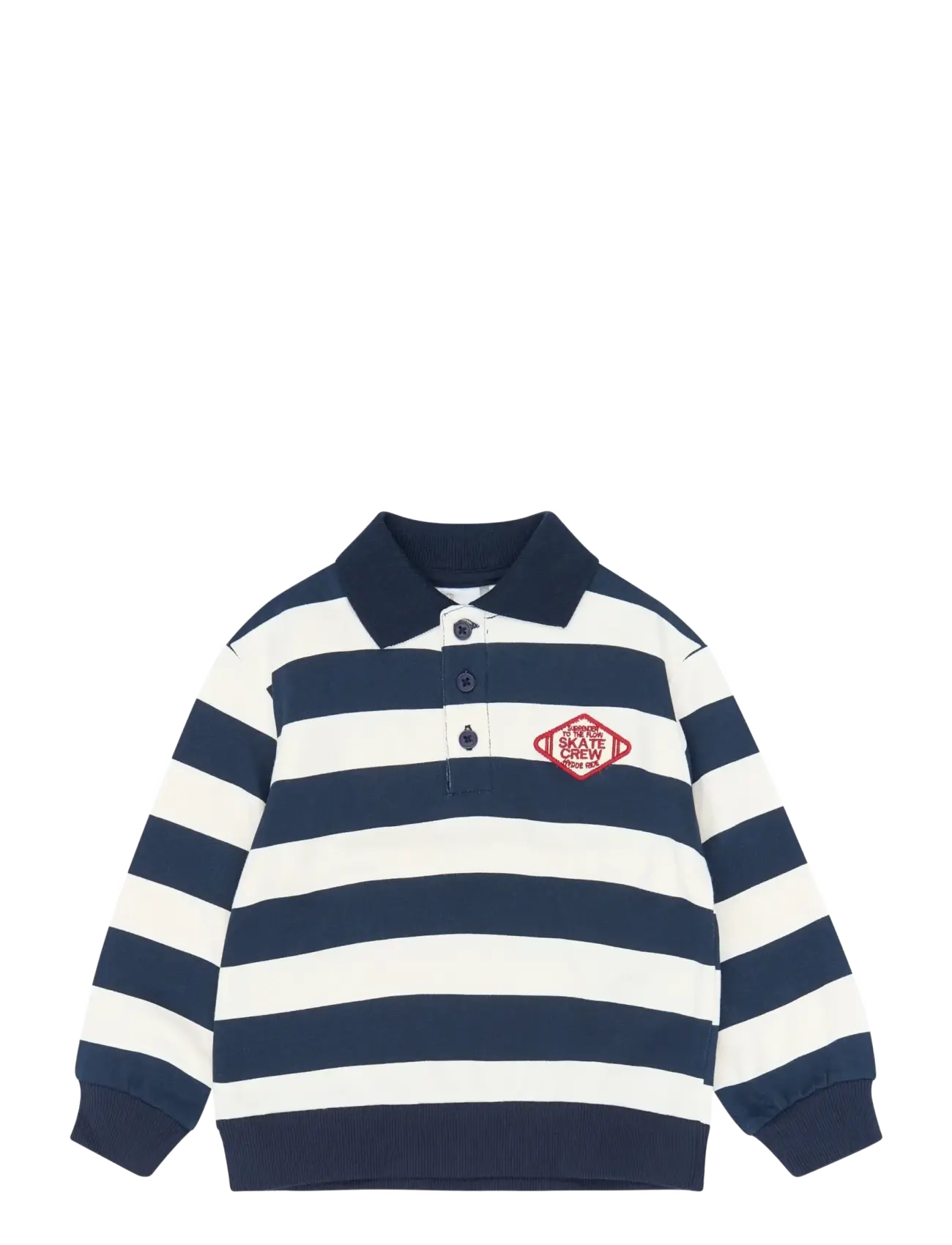 The New - TNSTYuki OS Polo Sweatshirt - dressipluusid - navy blazer striped - 1