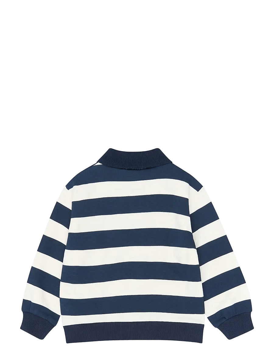 The New - TNSTYuki OS Polo Sweatshirt - dressipluusid - navy blazer striped - 2