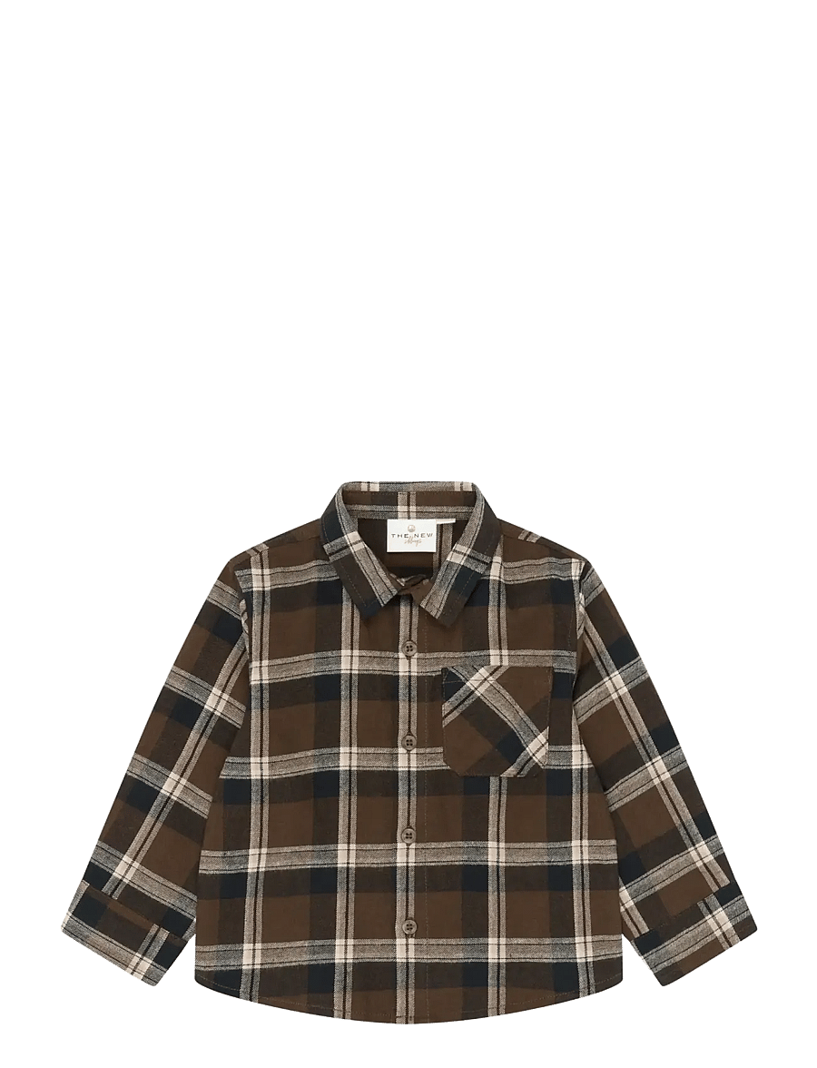 The New - TNSTYaki L_S Flannel Shirt - navy blazer check - 1